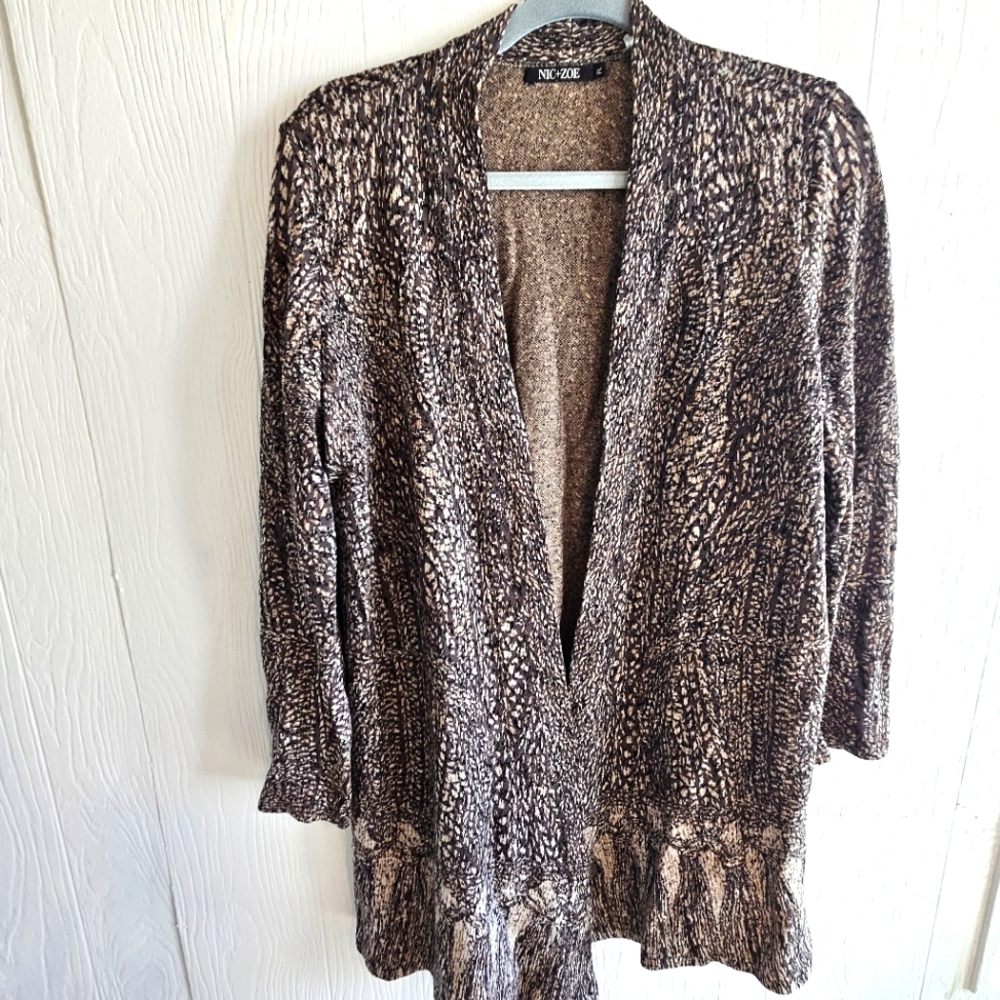 NIC + ZOE Cardigan Size Petite Large